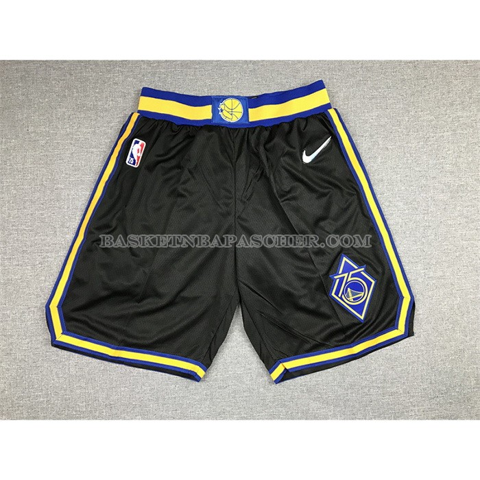Short Golden State Warriors Ville Edition 2021-22 Noir